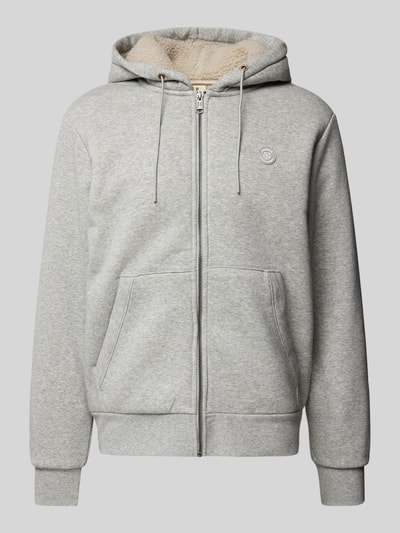 Jack & Jones Premium Sweatjacke mit Kapuze Modell 'BLUMASON' Hellgrau 1