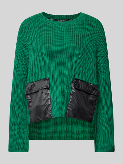 Marc Cain Wollen pullover met vaste mouwomslagen Groen - 2