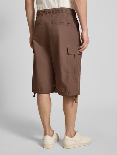 Pegador Relaxed Fit Bermudas mit Cargo-Taschen Modell 'Meeker' Dunkelbraun 5