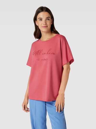 Soyaconcept T-Shirt mit Statement-Print Modell 'Banu' Rosa 4