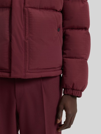 HUGO Regular Fit Steppjacke mit Stehkragen Modell 'BALTO2541' Bordeaux 6