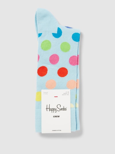 Happy Socks Socken mit Allover-Muster Modell 'BIG DOT' Hellblau 3