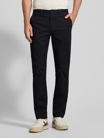 Tommy Hilfiger Regular fit chino van katoenmix, model 'DENTON' Zwart - 4