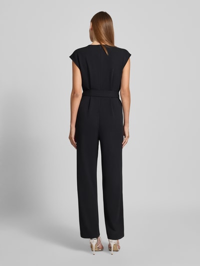 Calvin Klein Womenswear Regular Fit Jumpsuit mit Schlüsselloch-Ausschnitt Modell 'Scuba' Black 5