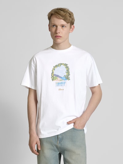 BLKVIS T-shirt met motiefprint, model 'TERRAZZA' Wit - 4