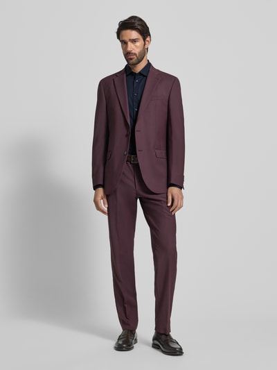 Tommy Hilfiger tailored fit zakelijk overhemd van katoenmix Marineblauw - 1