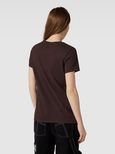 Levi's® T-Shirt mit Label-Print Modell 'THE PERFECT TEE' Dunkelbraun 5