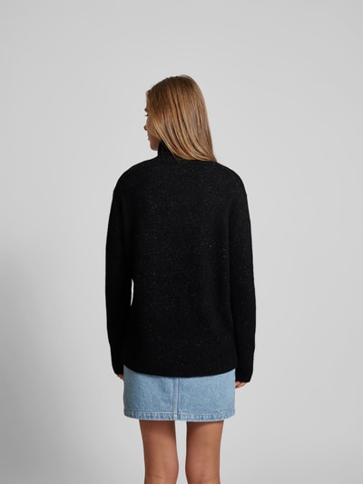 Joseph Pullover mit gerippten Abschlüssen Black 5