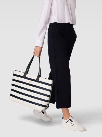 Tommy Hilfiger Shopper mit Streifenmuster Marine 1