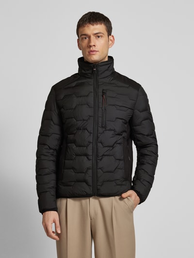 Tom Tailor Regular Fit Steppjacke mit Stehkragen Black 4