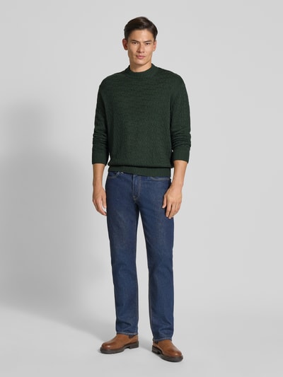 SELECTED HOMME Relaxed Fit Pullover aus reiner Baumwolle Modell 'PHILIP' Dunkelgruen 1