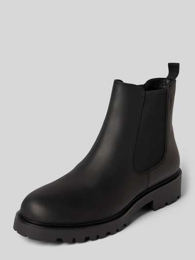 Vagabond Chelsea boots van rundersuède, model 'KENOVA' Zwart - 1