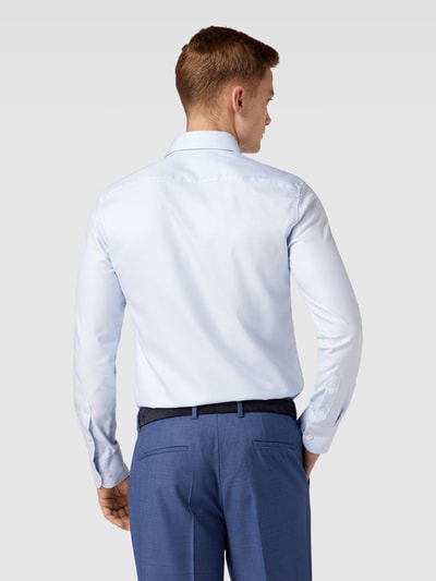 Eterna Slim Fit Business-Hemd mit Kentkragen Bleu 5