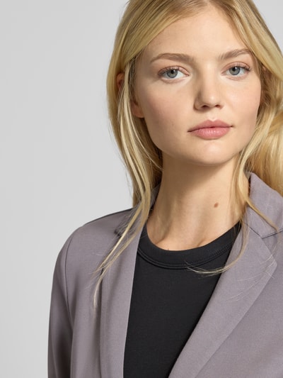 Only Żakiet o kroju regular fit z mieszanki wiskozy ‘POPTRASH LIFE’ Średnioszary melanż 3