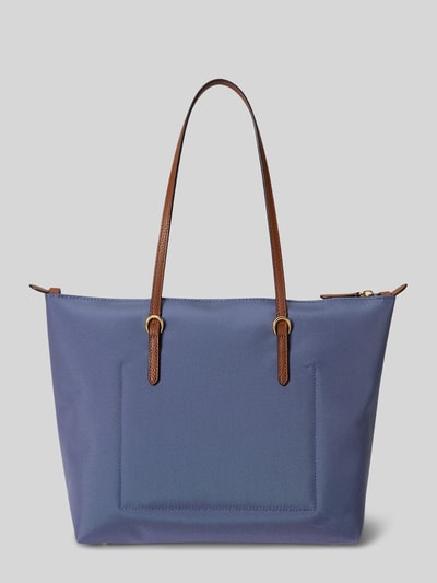 Lauren Ralph Lauren Henkeltasche mit Logo-Applikation Blau 4
