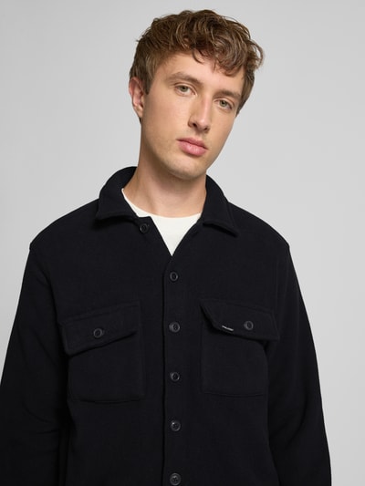 Blend Regular fit vrijetijdsoverhemd met kentkraag, model 'BAKI' Zwart - 3