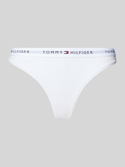 TOMMY HILFIGER String van katoen  Wit - 1