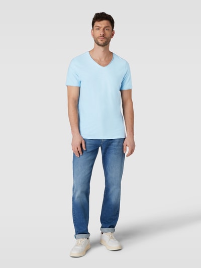 MCNEAL T-Shirt in melierter Optik Bleu 1