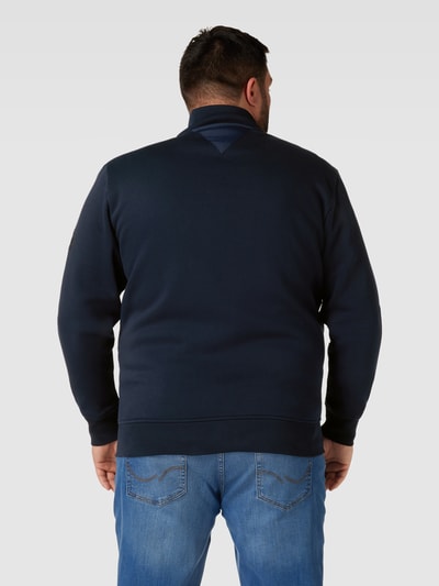 Tommy Hilfiger Big & Tall Bomberka PLUS SIZE z efektem pikowania Granatowy 5