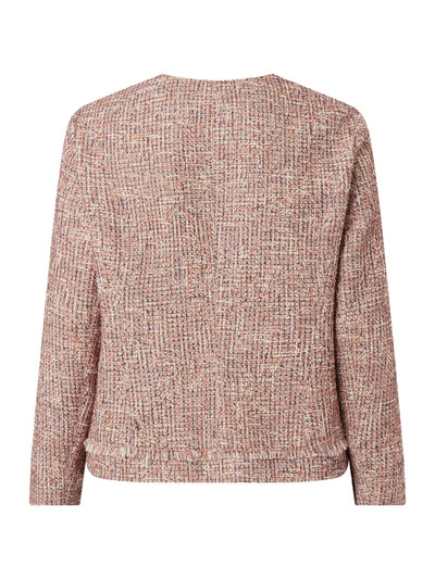 Betty Barclay Blazer aus Bouclé Hellrosa Melange 4