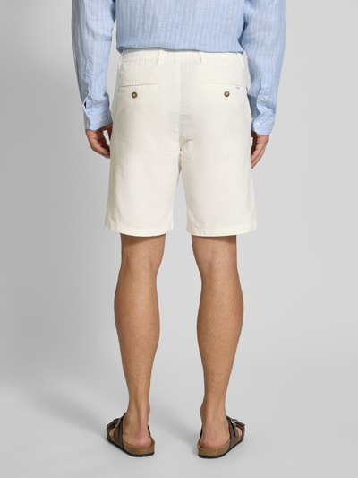 SELECTED HOMME Korte regular fit broek met achterzakken Wit - 5