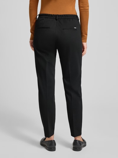 Brax Hose mit elastischem Bund und Bügelfalten Modell 'MARON' Black 5