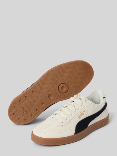 PUMA Sneakers van leer met rubberzool, model 'PUMA Club II' Lichtgrijs - 4