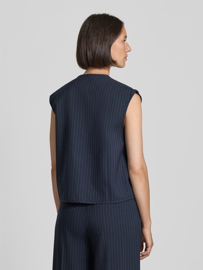 LOLLYS LAUNDRY Gilet met ronde hals, model 'Abbey' Donkerblauw - 5