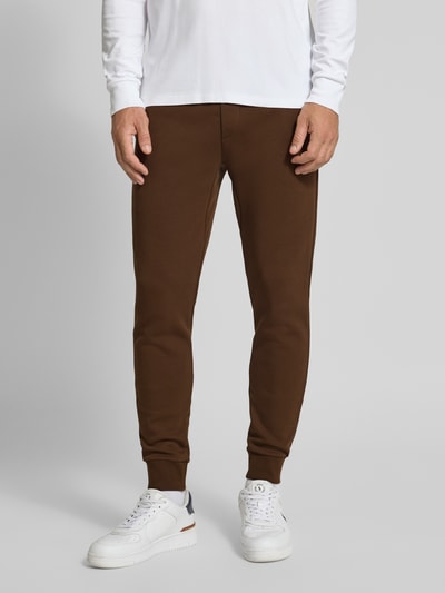 Polo Ralph Lauren Slim Fit Sweatpants mit Tunnelzug Mittelbraun 4