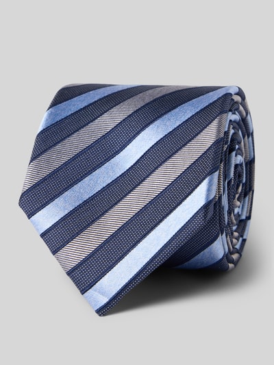 Prince Bowtie Krawat jedwabny z naszywką z napisem (7 cm) Srebrny 1