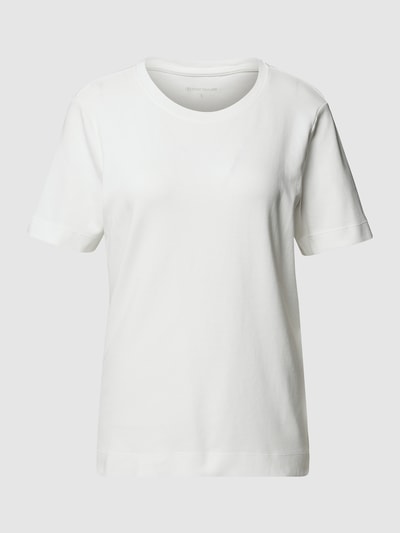 Tom Tailor T-Shirt mit Rundhalsausschnitt Offwhite 2