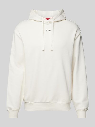 HUGO Sweatshirt met extra brede schouders, model 'Dapo' Offwhite - 2