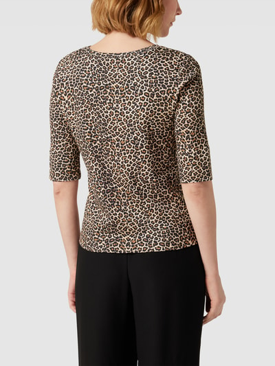 Marc Cain T-Shirt mit Animal-Print Black 5