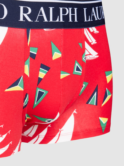 Polo Ralph Lauren Underwear Trunks mit Label-Bund Modell 'WINDWARD SAIL' Rot 2