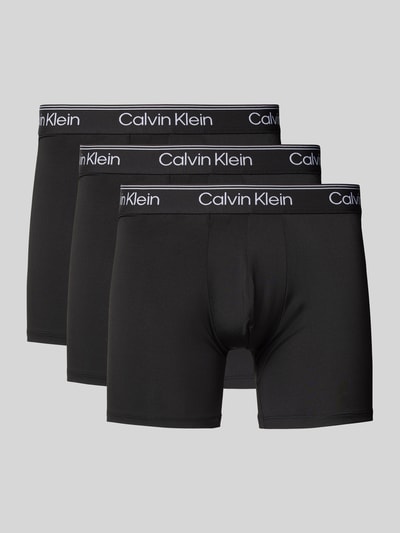 Calvin Klein Underwear Boxershorts mit elastischem Logo-Bund im 3er-Pack Black 1