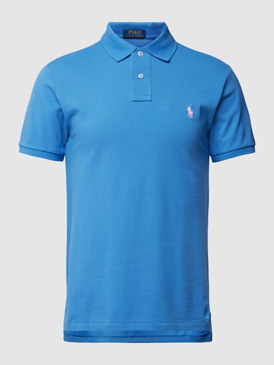 Polo Ralph Lauren Slim Fit Poloshirt mit Logo-Stitching Blau 2