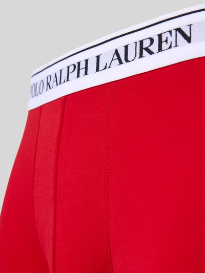 Polo Ralph Lauren Underwear Trunks mit elastischem Logo-Bund im 3er-Pack Hellrot 2