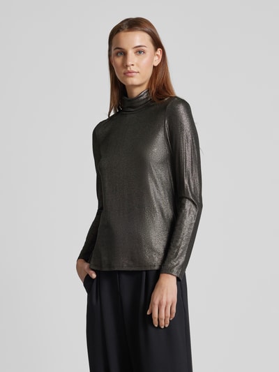 Christian Berg Woman Longsleeve mit Rollkragen Silber 4