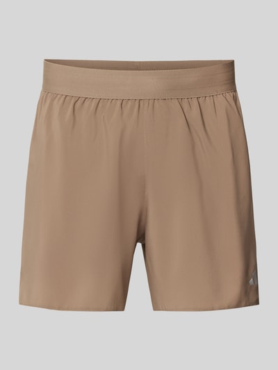 adidas Training Regular Fit Sportshorts mit Logo-Print Modell 'Run Ess Shor M' Khaki 1
