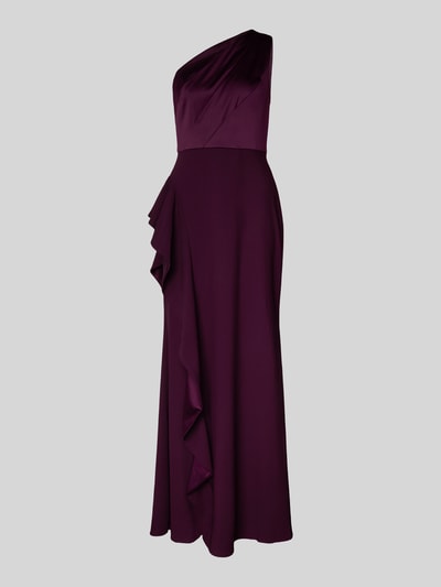 Adrianna Papell Abendkleid im One-Shoulder-Look mit Volants Bordeaux 2
