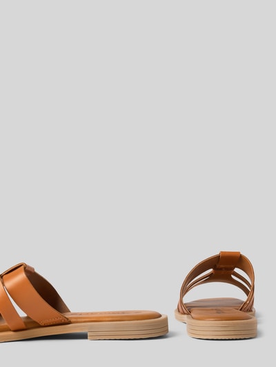 Tamaris Slides mit Blockabsatz Cognac 2