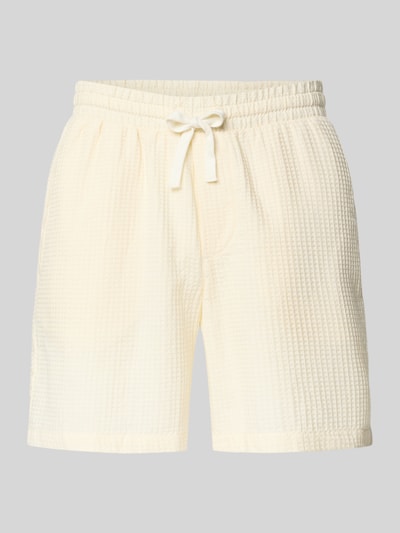Only & Sons Regular fit sweatshorts van puur katoen, model 'TEL' Offwhite - 2