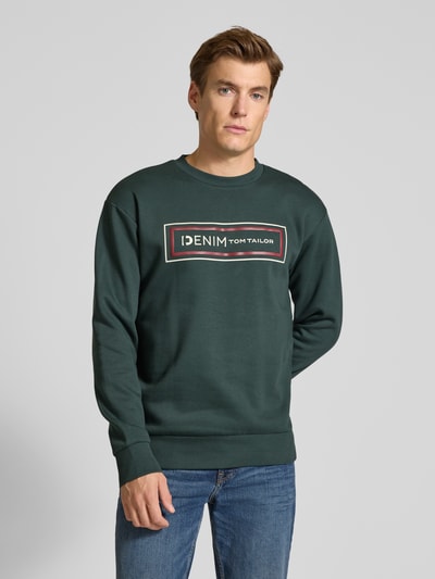Tom Tailor Denim Regular Fit Sweatshirt aus Baumwoll-Mix Bottle 4