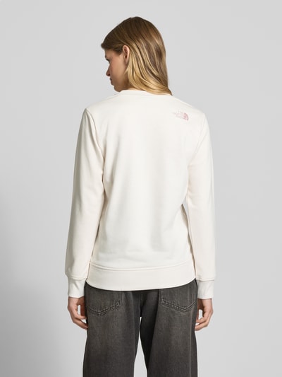 The North Face Sweatshirt met labelstitching Ecru - 5