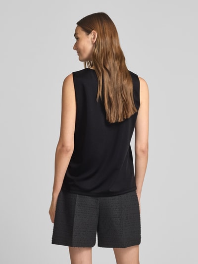 More & More Blusentop mit Zierbesatz Black 5