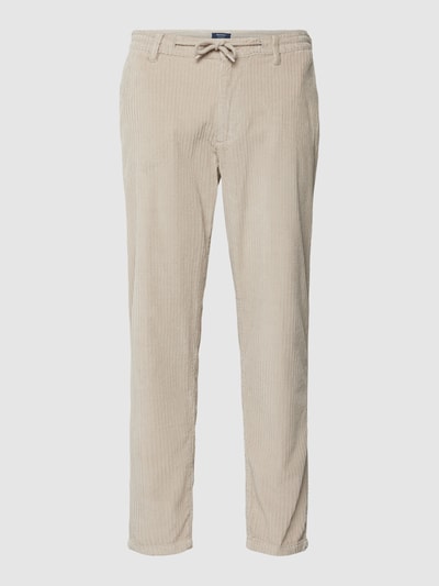 MCNEAL Spodnie sztruksowe z czystej bawełny Écru 2
