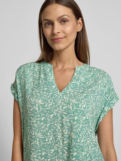 Tom Tailor Relaxed fit blouseshirt van pure viscose Mintgroen - 3