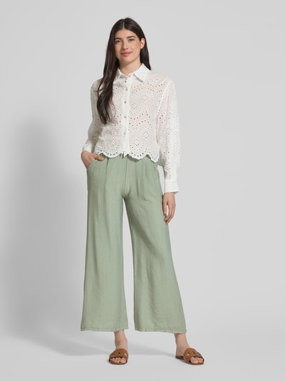 ZABAIONE Stoffhose mit Eingrifftaschen Khaki 1