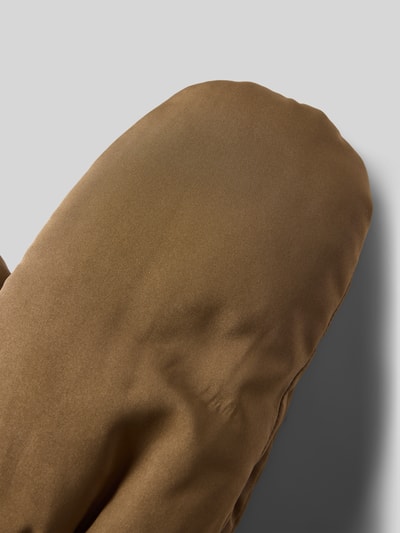 Loevenich Regular fit wanten met elastische details, model 'Regen' Camel - 3