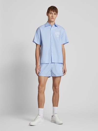 ANOTHER COTTON LAB Regular Fit Freizeithemd mit Kentkragen Blau 1